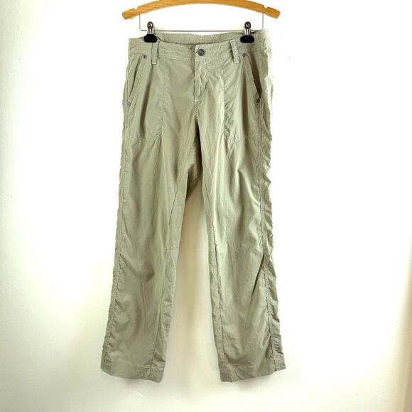 Kuhl Womens Tan Full Length Outdoor Hiking Camping Pants Gorpcore Size 8 R - Picture 1 of 10